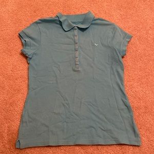 Girls light blue polo